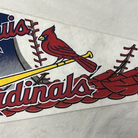 St. Louis Cardinals 2002 MLB Baseball Team 30 x 12 Felt Pennant Made In The USA - Picture 3 of 5